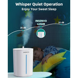 6.48 L Ultrasonic Humidifiers for Home and Office, Quiet Baby Humidifier Diffuser with Cool Mist, Auto-Off, Aromatherapy, and Night Light