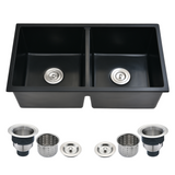 Quartz 18" L X 16" W Undermount Bar Sink With Basket Strainer