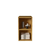 Alice 36" Walnut Bathroom Vanity with Sink, Large Storage Wall Mounted Floating Bathroom Vanity for Modern Bathroom, One-Piece White Sink Basin without Drain and Faucet, Pre-assembled