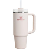 Stanley Quencher H2.0 FlowState Stainless Steel Vacuum Insulated Tumbler with Lid and Straw for Water, Iced Tea or Coffee, Smoothie and More, Rose Quartz 2.0, 30 OZ / 0.89 L