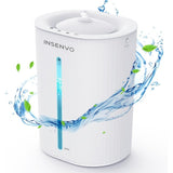 6.48 L Ultrasonic Humidifiers for Home and Office, Quiet Baby Humidifier Diffuser with Cool Mist, Auto-Off, Aromatherapy, and Night Light