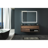 32x24inch Bathroom Led Classy Vanity Mirror with focused backplane,High Lumen,Dimmable Touch,Wall Switch Control, Anti-Fog ,CRI 95 Adjustable 3000K-4500K-6000K ,IP54 Waterproof  Vertical & Horizontal